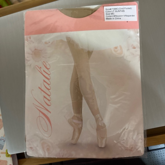 Natalie Dancewear Soft light suntan Tights - Picture 3 of 3